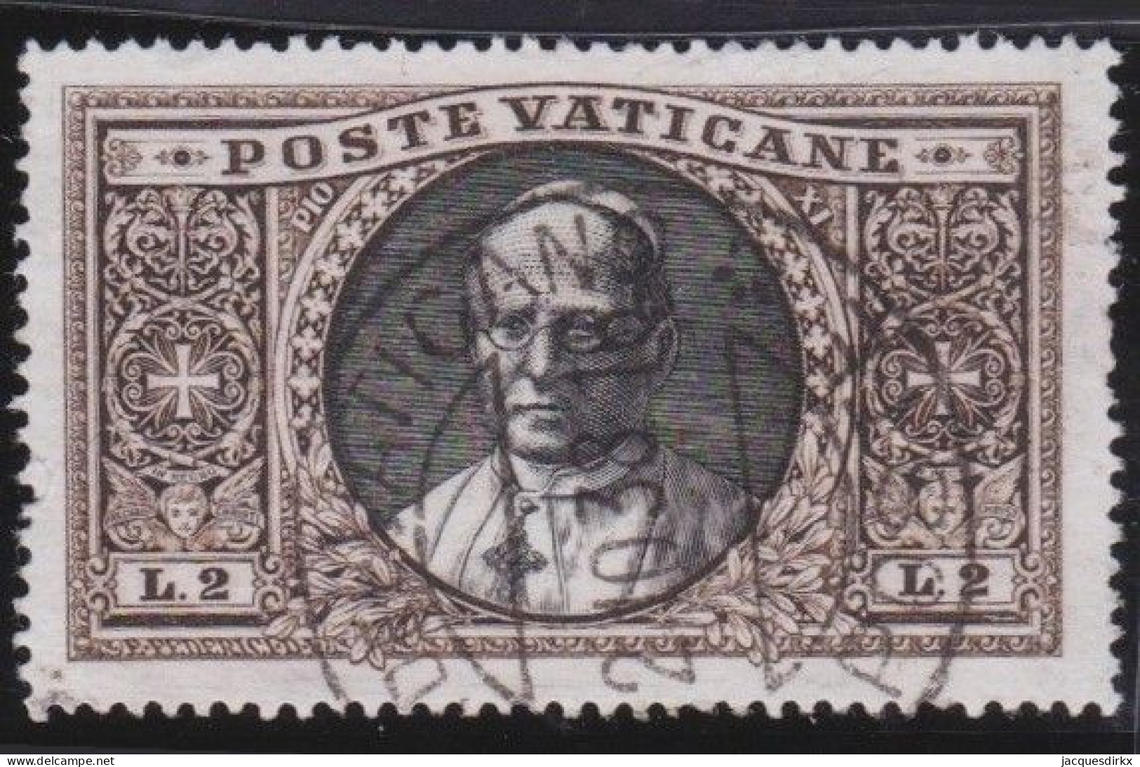 Vatican   .  Y&T   .     55     .    O       .   Cancelled - Oblitérés