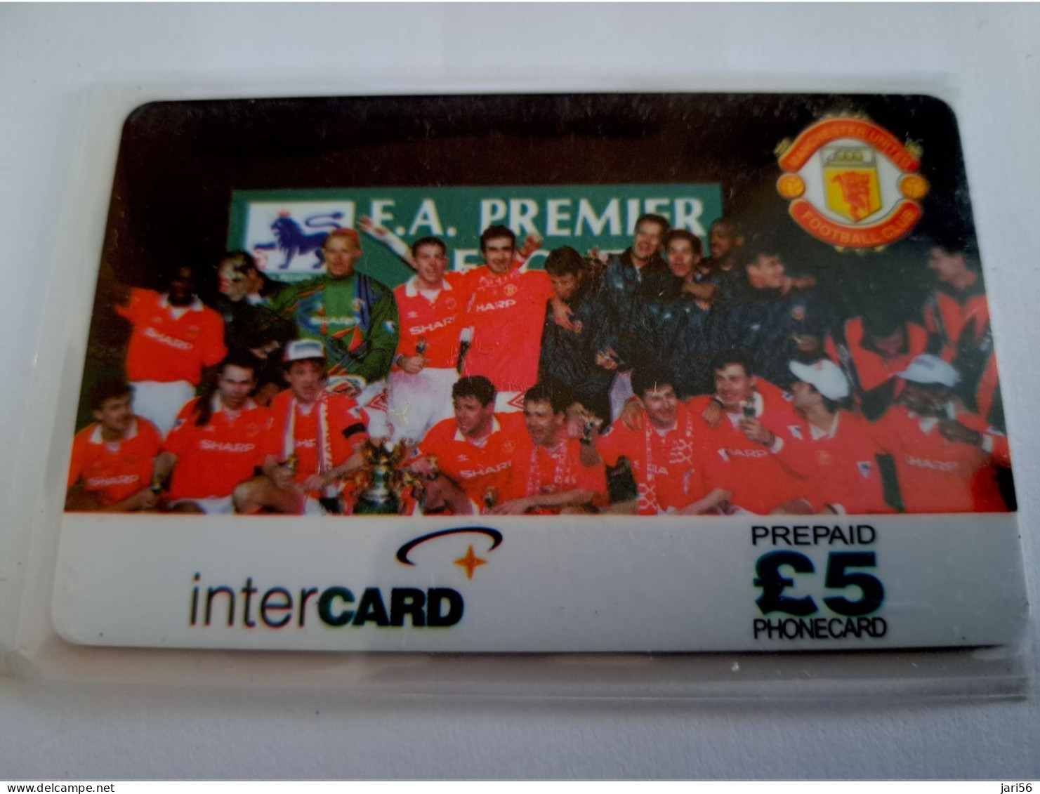 GREAT BRITAIN / 5 POUND  /  INTERCARD/ MACHESTER UNITED/ FOOTBAL/SOCCER /     /    PREPAID CARD/ MINT  **15718** - Collections