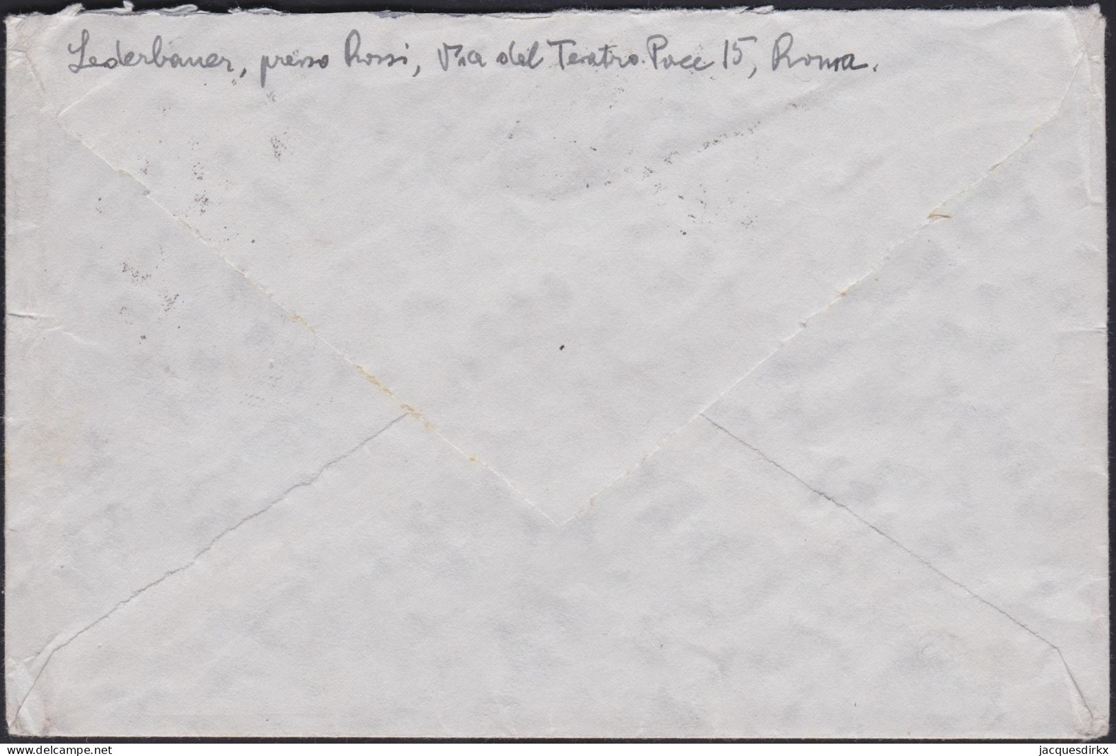 Vatican   .  Y&T   .     Letter With 5 Stamps (2 Scans)    .    O       .   Cancelled - Oblitérés