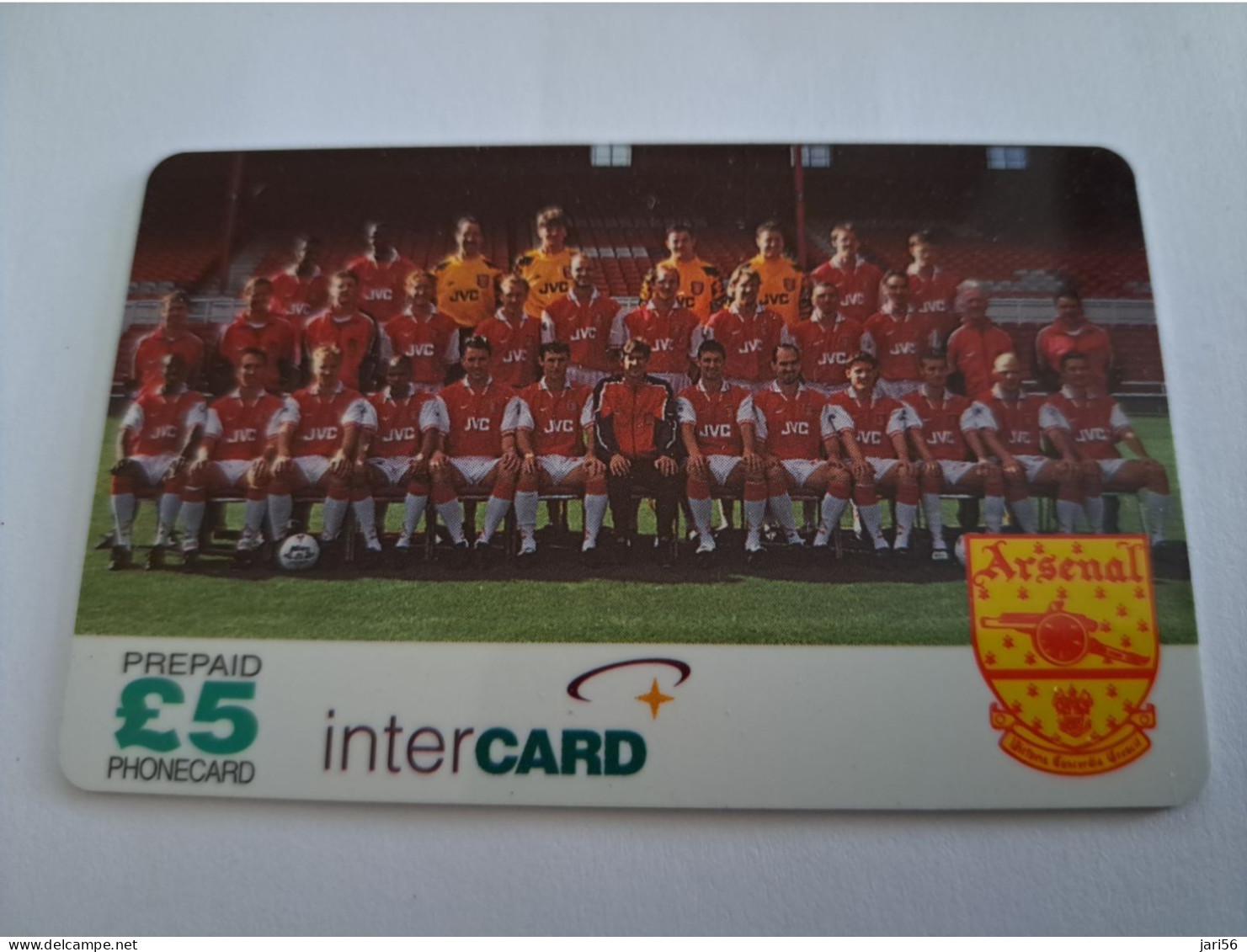 GREAT BRITAIN / 5 POUND  /  INTERCARD/ ARSENAL / FOOTBAL/SOCCER /     /    PREPAID CARD/ MINT  **15721** - Verzamelingen