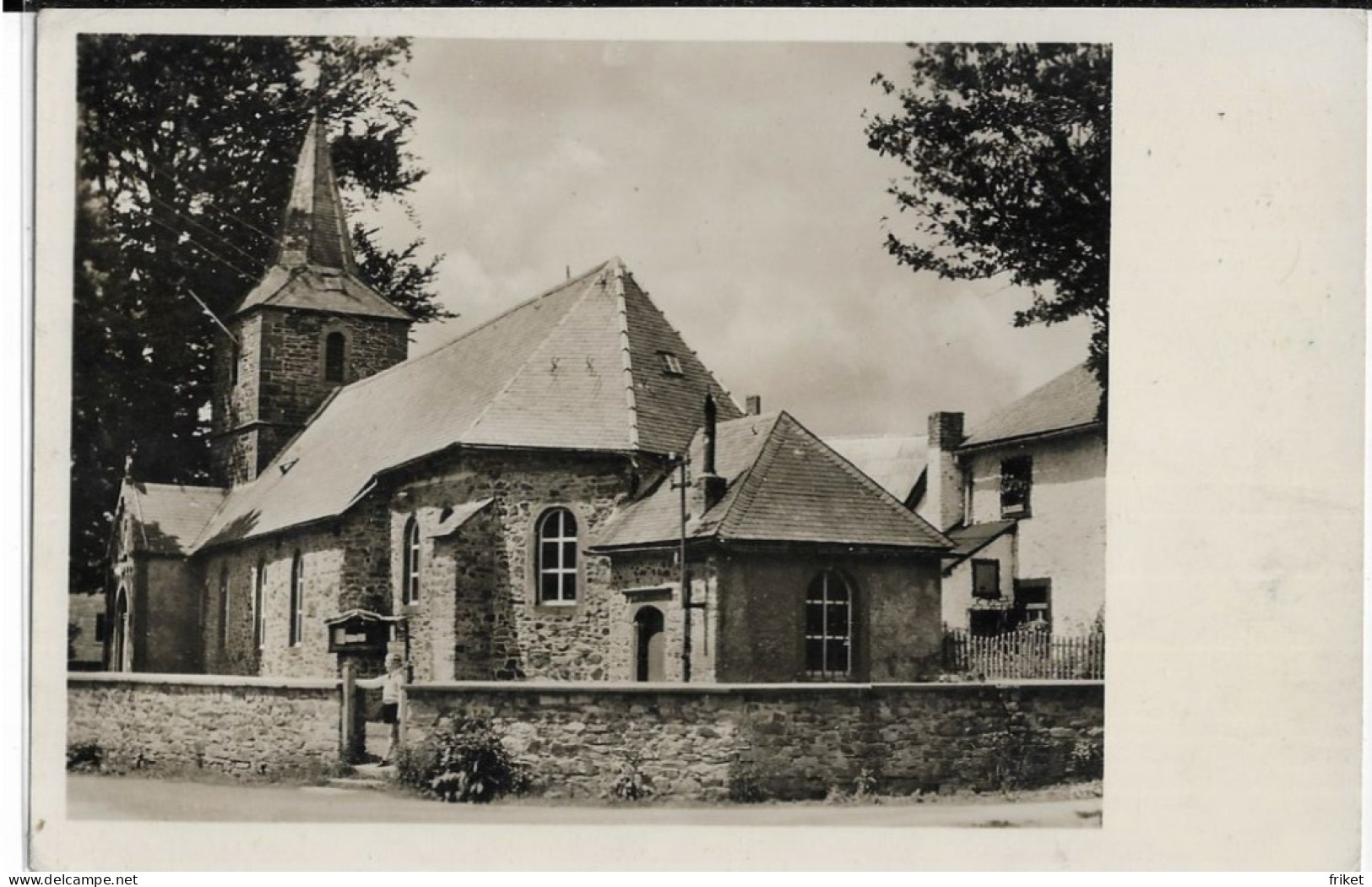 - 3341 -  HONSFELD  (Bullande Et Environs ) Kirche  Photo Carte - Bullange - Bullingen