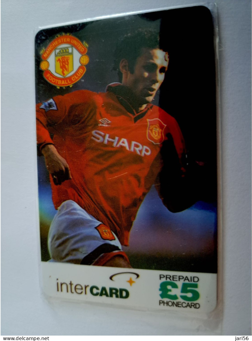 GREAT BRITAIN / 5 POUND  /  INTERCARD/ MACHESTER UNITED  / FOOTBAL/SOCCER /     /    PREPAID CARD/ MINT   **15723** - [10] Colecciones