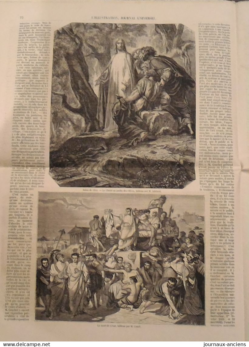 1855 TOULON BÉNÉDICTION DU POPE - LAVAL VIADUC DE LA MAYENNE - LA TOURAINE ( TOURS CHENONCEAUX CHINON ) - SEBASTOPOL - 1850 - 1899