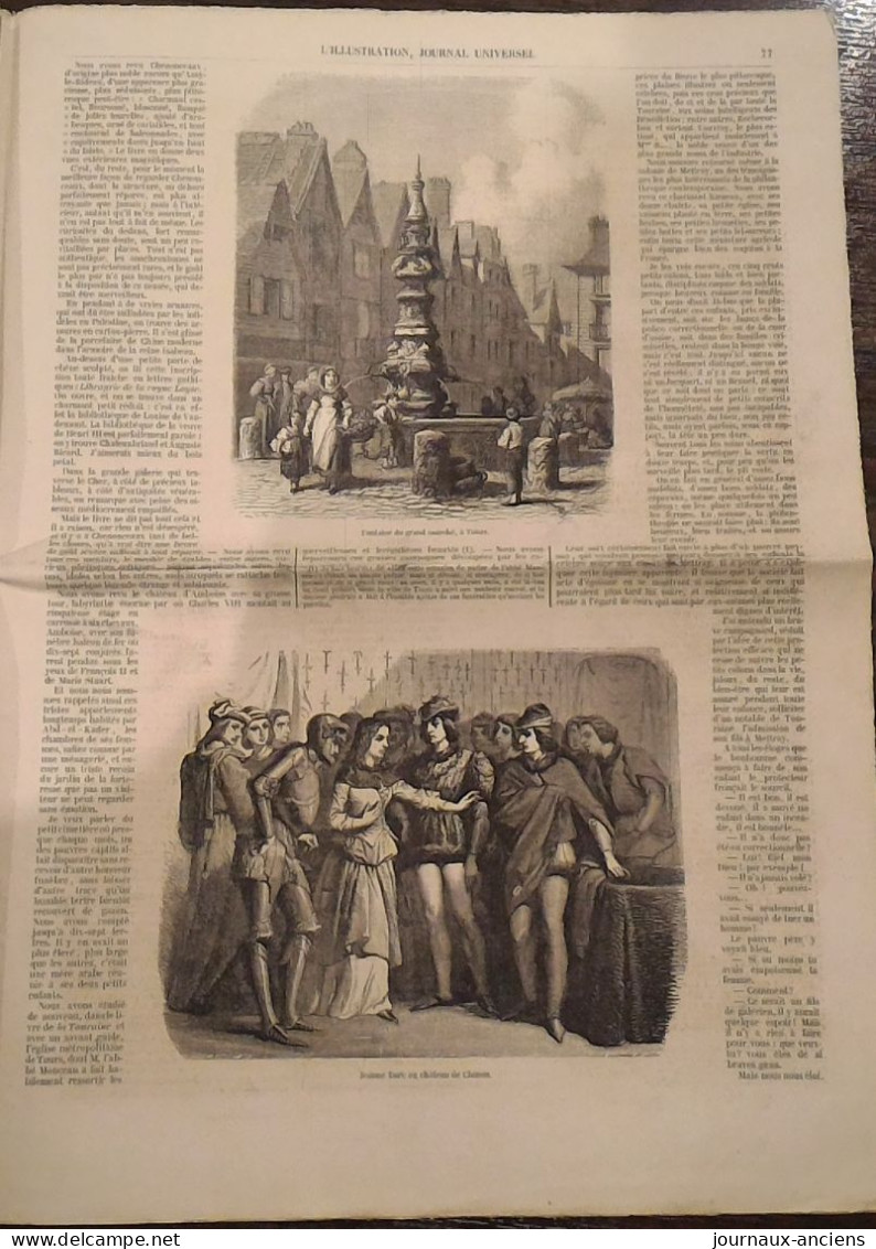 1855 TOULON BÉNÉDICTION DU POPE - LAVAL VIADUC DE LA MAYENNE - LA TOURAINE ( TOURS CHENONCEAUX CHINON ) - SEBASTOPOL