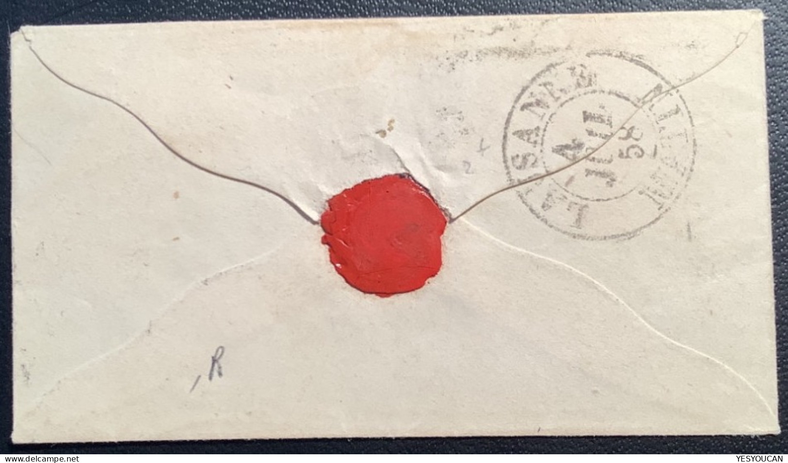 VILLENEUVE (Vaud Aigle) 1858 Strubel 10 Rp MINIATUR BRIEF>Lausanne (lettre Miniature Cover Mini Briefli Schweiz - Cartas & Documentos