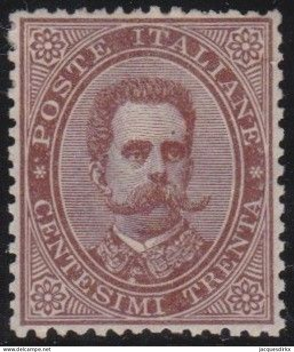 Italy   .  Y&T   .     37 (2 Scans)         .    *       .  Mint-hinged - Mint/hinged
