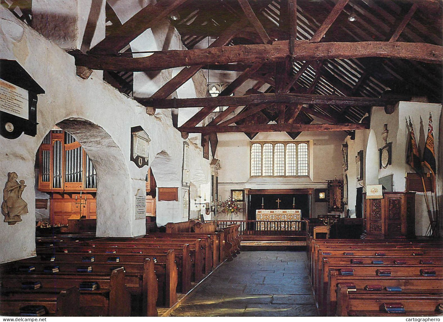 Postcard United Kingdom England Grasmere Church - Grasmere