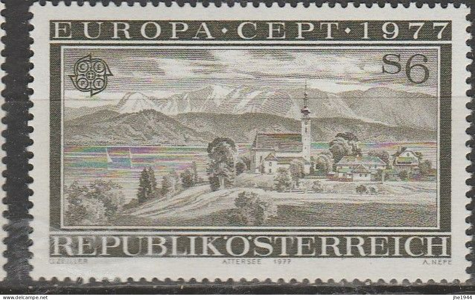 Autriche Europa 1977 N° 1383 ** Paysages - 1977