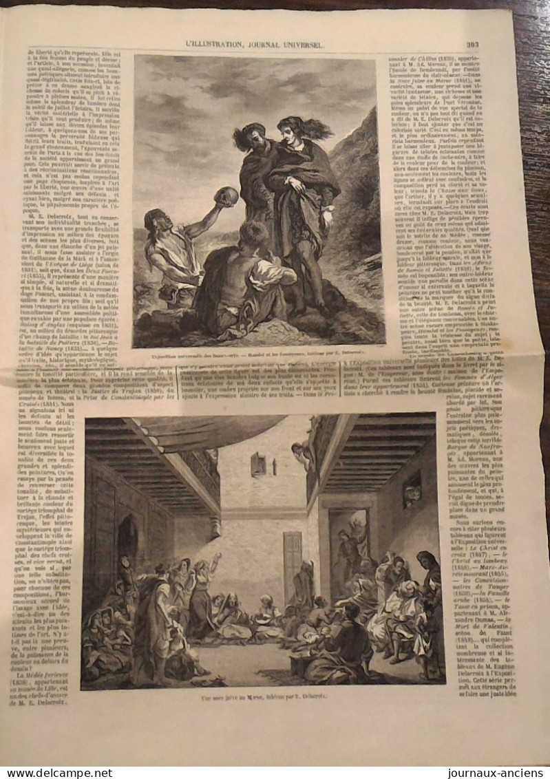 1855 EXPOSITION UNIVERSELLE DES PRODUITS DE L'INDUSTRIE - SAINT COBAIN - EUGENE DELACROIX - GUERRE DE CRIMÉE - MULHOUSE - 1800 - 1849