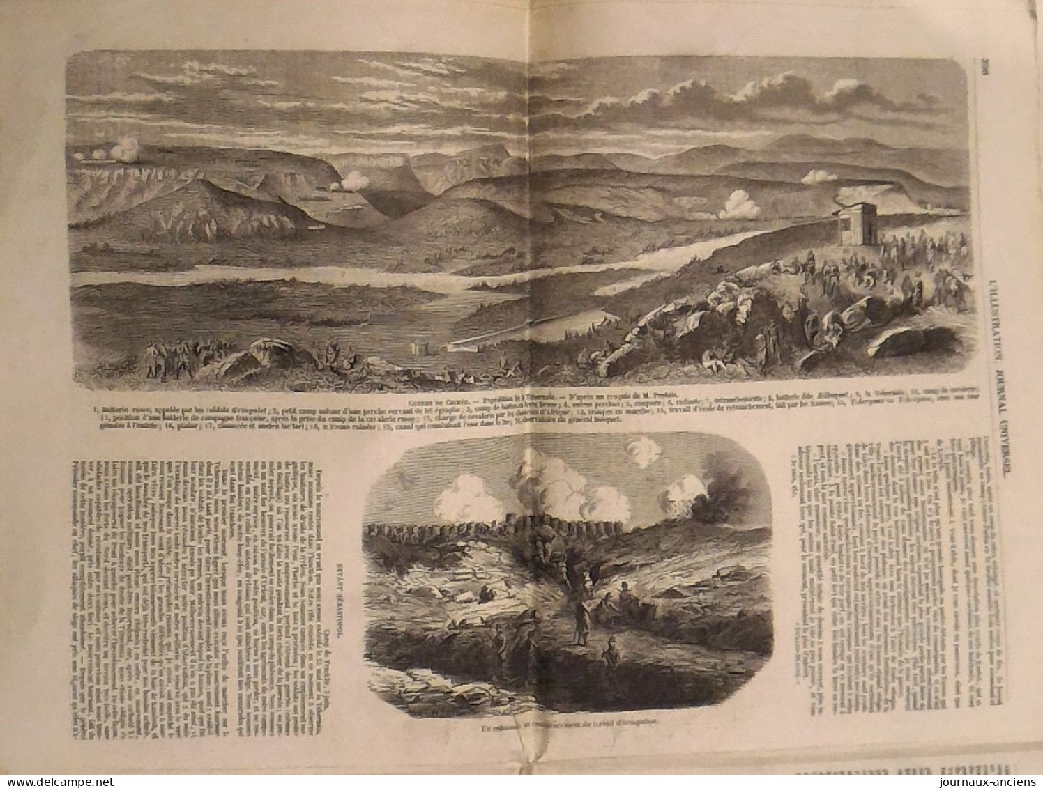 1855 EXPOSITION UNIVERSELLE DES PRODUITS DE L'INDUSTRIE - SAINT COBAIN - EUGENE DELACROIX - GUERRE DE CRIMÉE - MULHOUSE