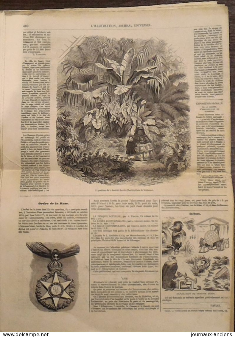 1855 EXPOSITION UNIVERSELLE DES PRODUITS DE L'INDUSTRIE - SAINT COBAIN - EUGENE DELACROIX - GUERRE DE CRIMÉE - MULHOUSE