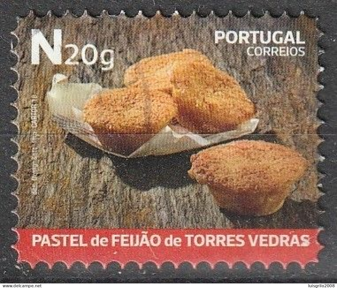 Portugal, 2018 - Doces Tradicionais, N20 -|- Mundifil, 4933 - Autocollant Sur Le Fragment - Usado