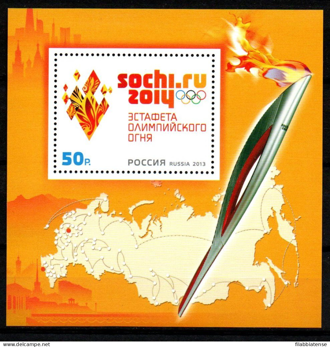 2013 - Russia BF 380 Olimpiadi Di Sochi - Fiamma Olimpica   ------ - Inverno 2014: Sotchi