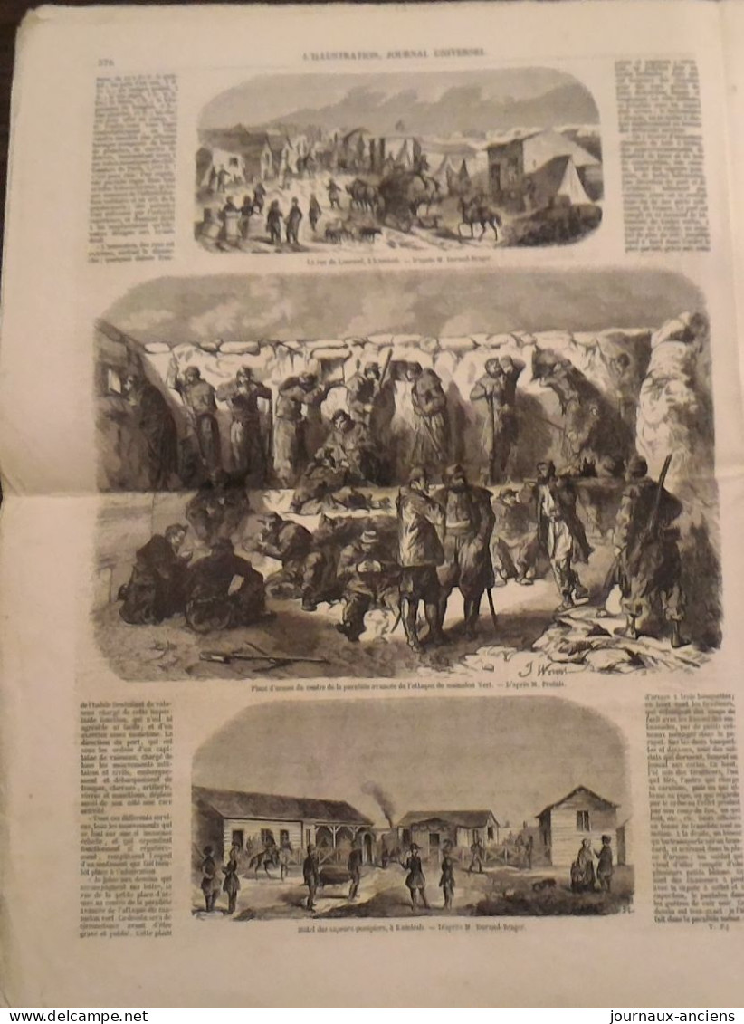 1855 LE ROI DU PORTUGAL - CIRQUE NAPOLEON - GUERRE DE CRIMÉE - KAMIESH - LAUS - KHIVA - CONCOURS AGRICOLE - KIEL