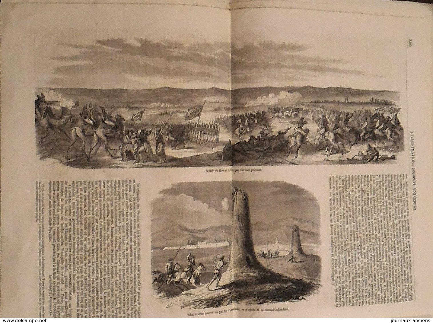 1855 LE ROI DU PORTUGAL - CIRQUE NAPOLEON - GUERRE DE CRIMÉE - KAMIESH - LAUS - KHIVA - CONCOURS AGRICOLE - KIEL