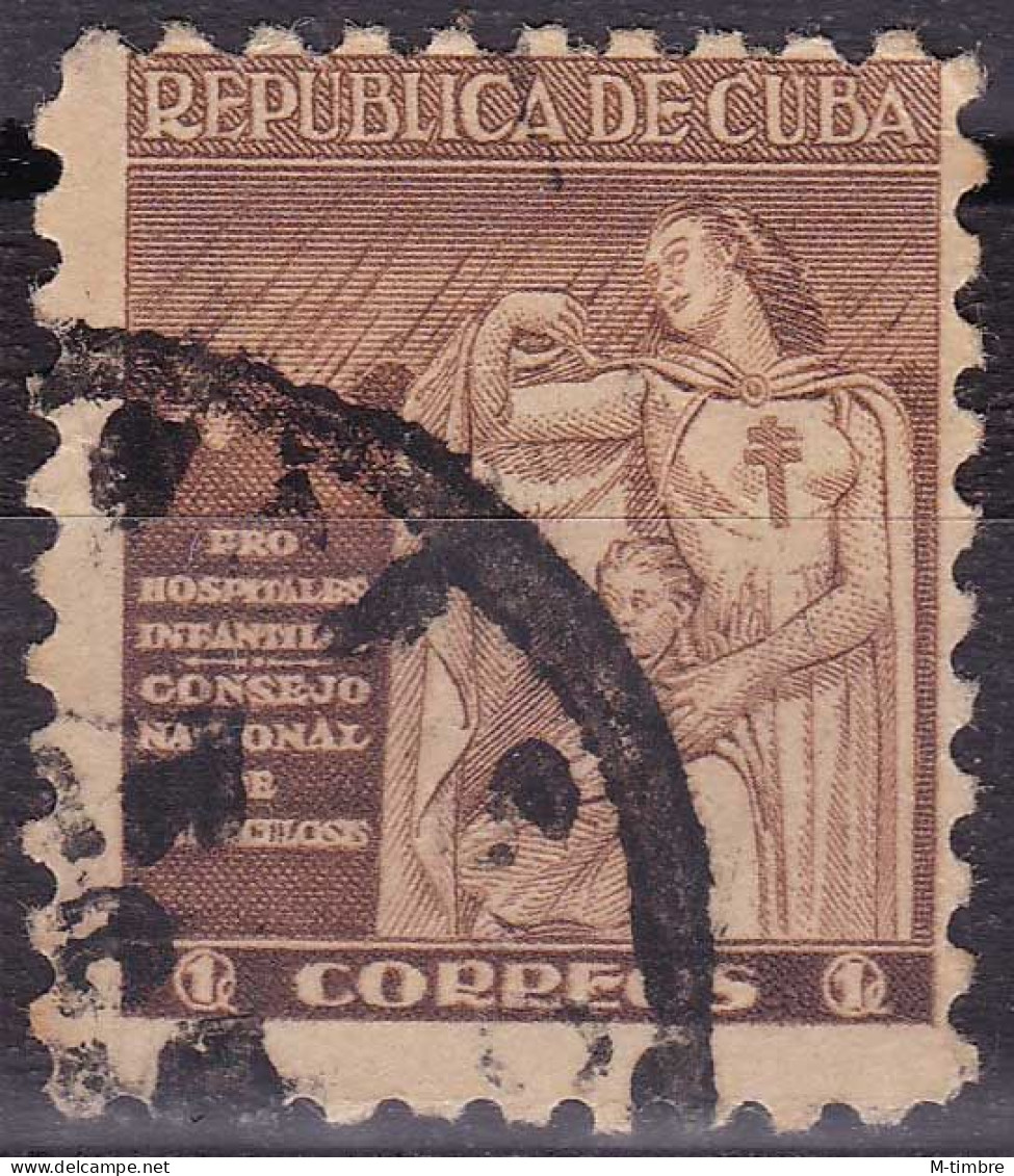 Cuba (Bienfaisance) YT B8 Mi Z8 Année 1943 (Used °) Enfant - Tuberculose - Wohlfahrtsmarken