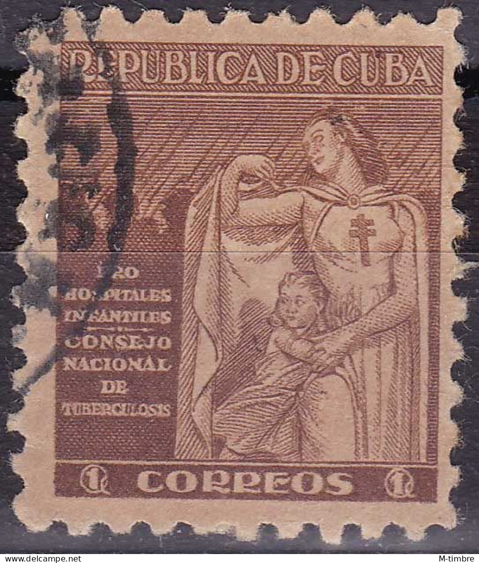 Cuba (Bienfaisance) YT B8 Mi Z8 Année 1943 (Used °) Enfant - Tuberculose - Charity Issues