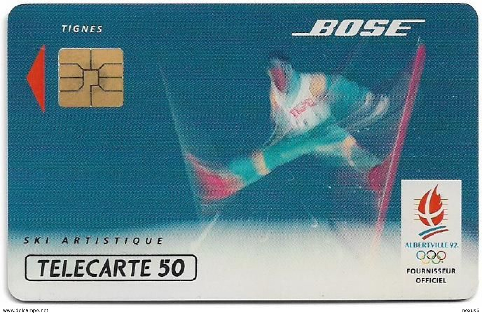 France - 0219 - Bose - Ski Artistique, Solaic, 12.1991, 50Units, 111.000ex, Used - 1991