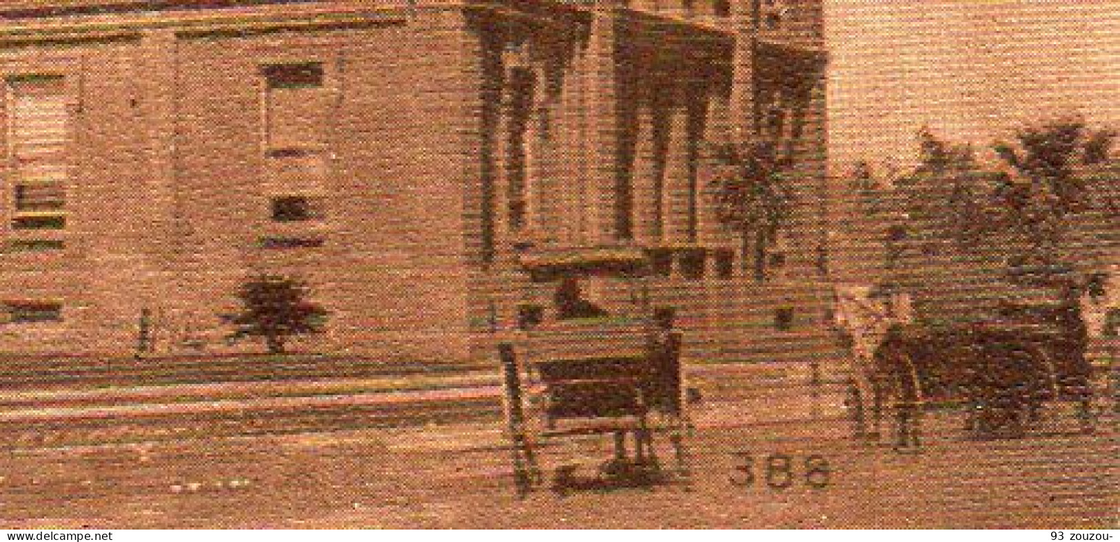 SAN DIEGO .County Court House  .carte Albumine, Rare, Impeccable  Et Vierge. 1914 . - San Diego