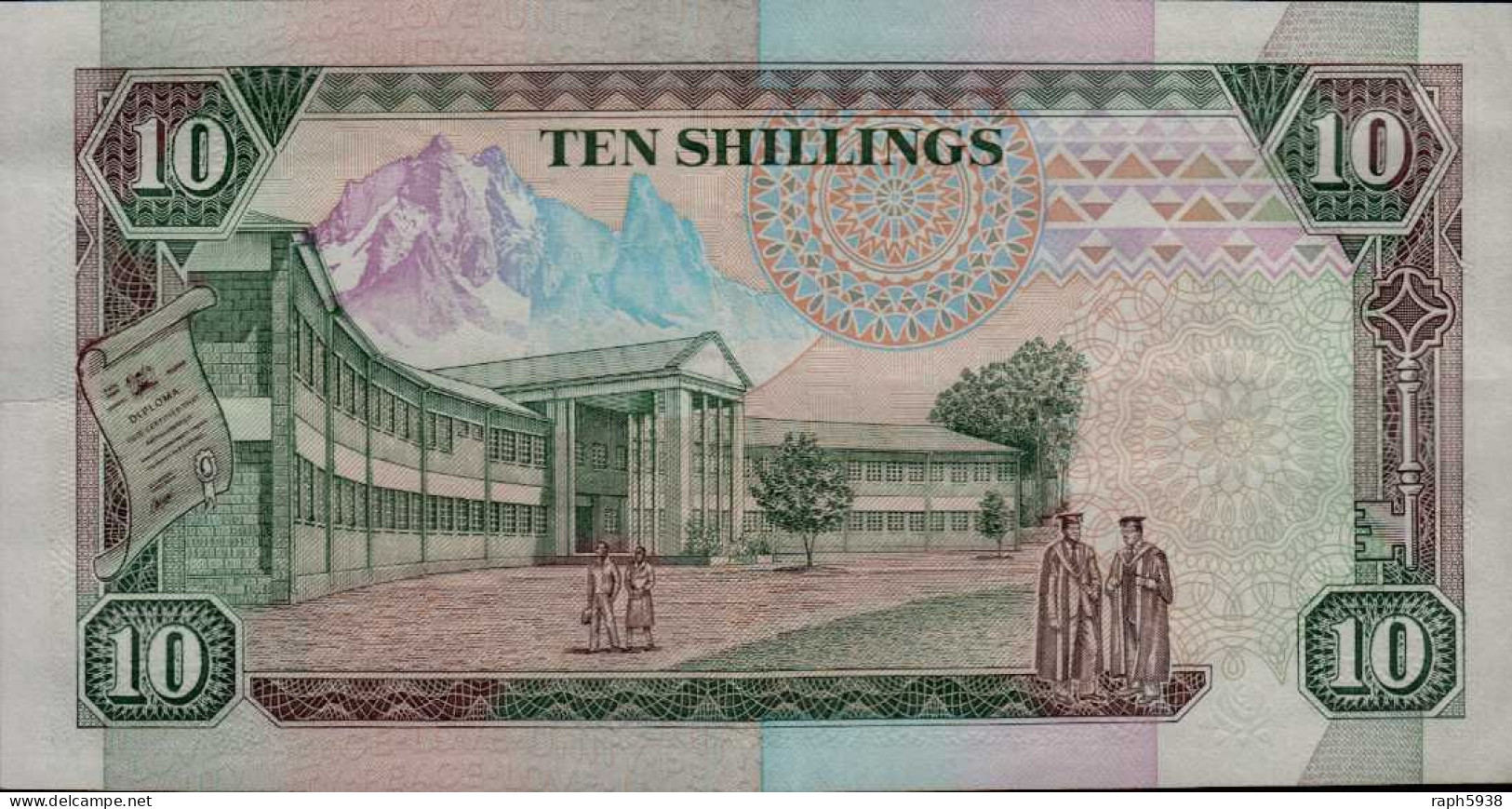 BILLET   10  Shillings  KENYA  1991  TB - Kenia