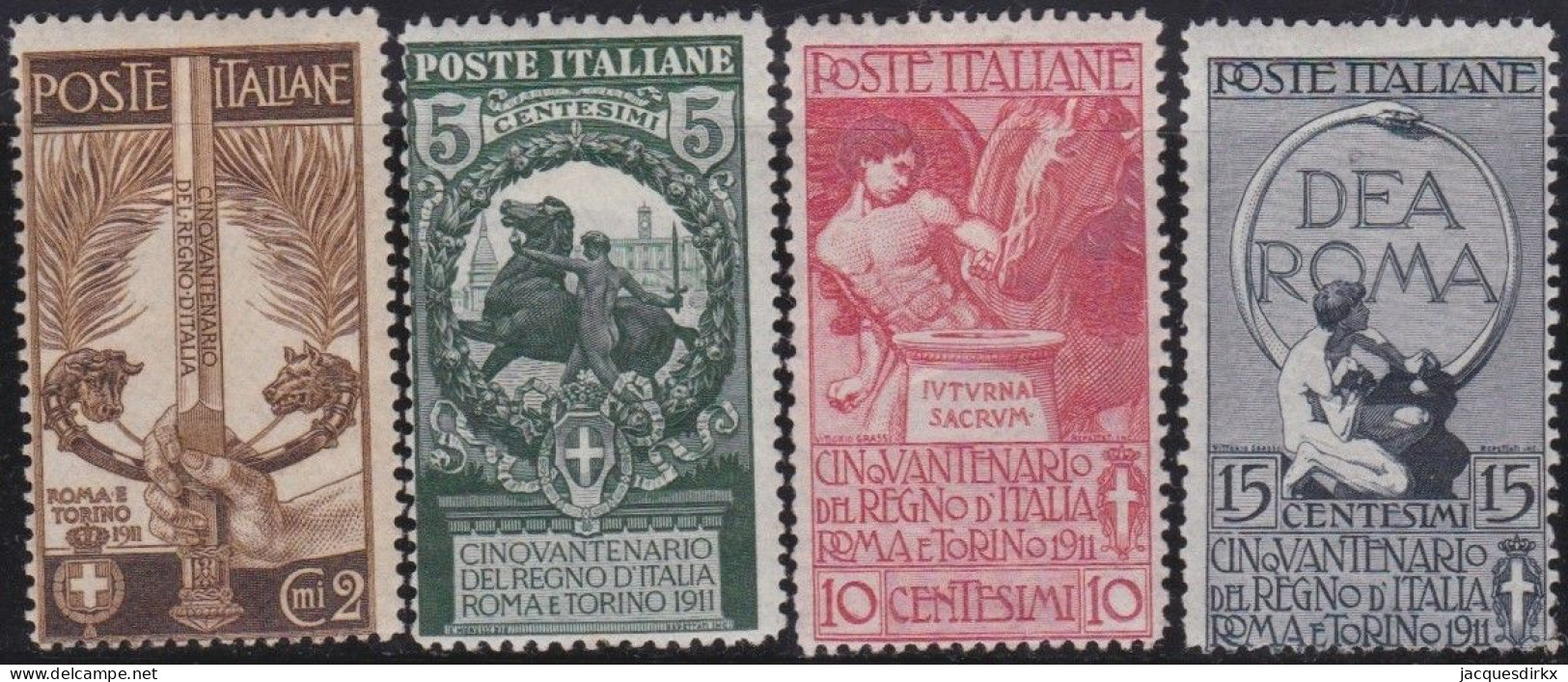Italy   .  Y&T   .      88/91   .   *       .   Mint-hinged - Mint/hinged