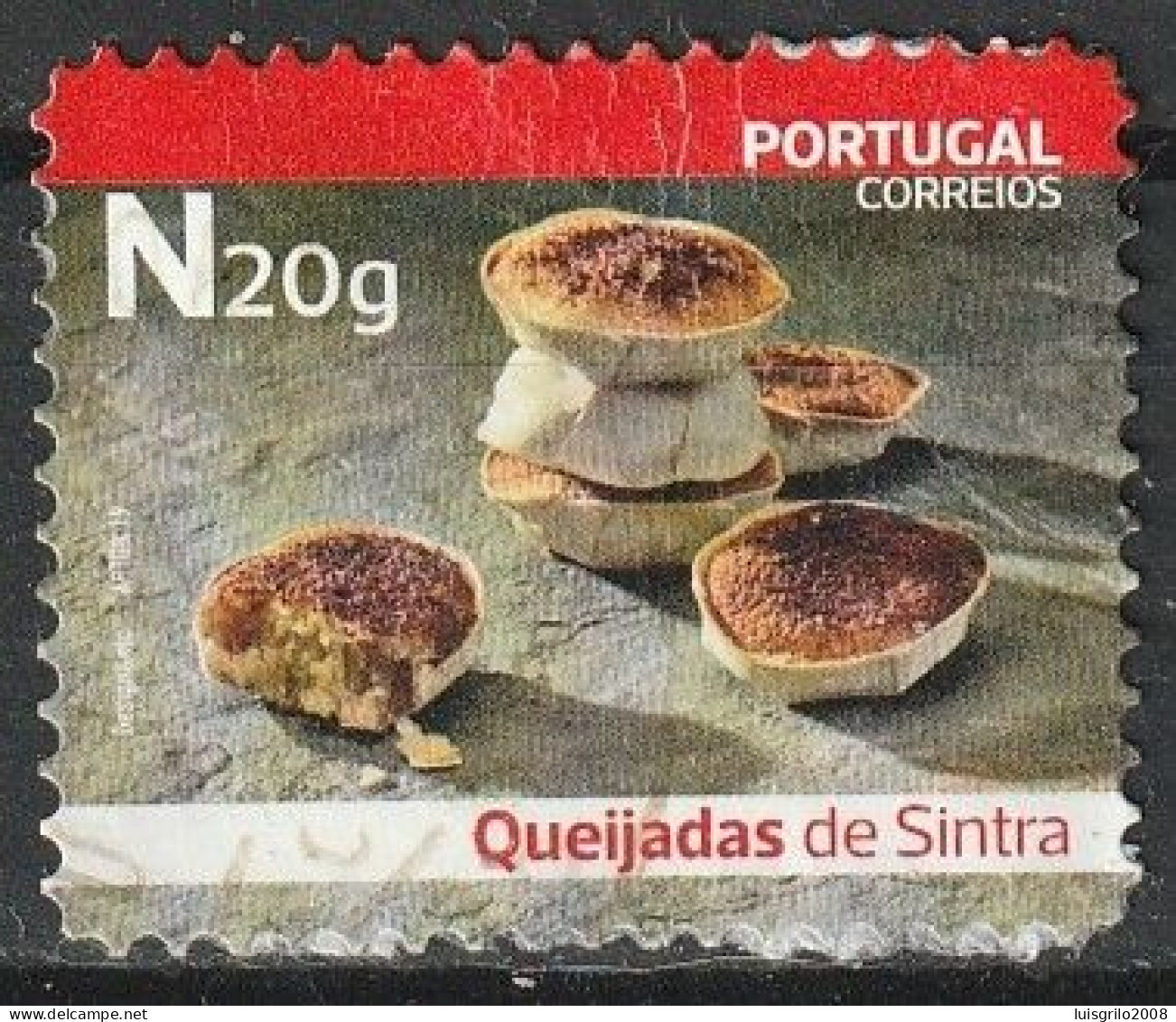 Portugal, 2019 - Doces Tradicionais, N20g. -|- Mundifil, 5090 . Autocollant Sur Le Fragment - Used Stamps