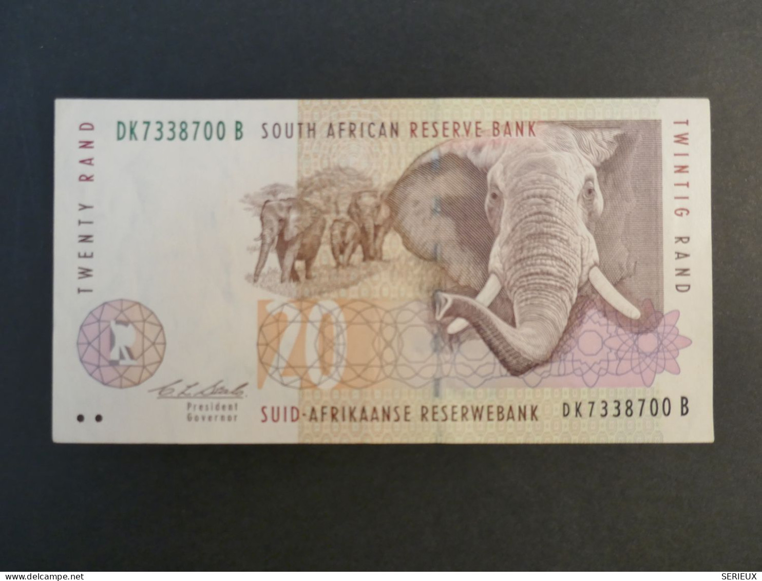 H30  SOUTH AFRIKA  AFRIQUE SUD  BEAU   BILLET  ENV. 1980  +TTB +20 R     ++NEUF +++ - Afrique Du Sud