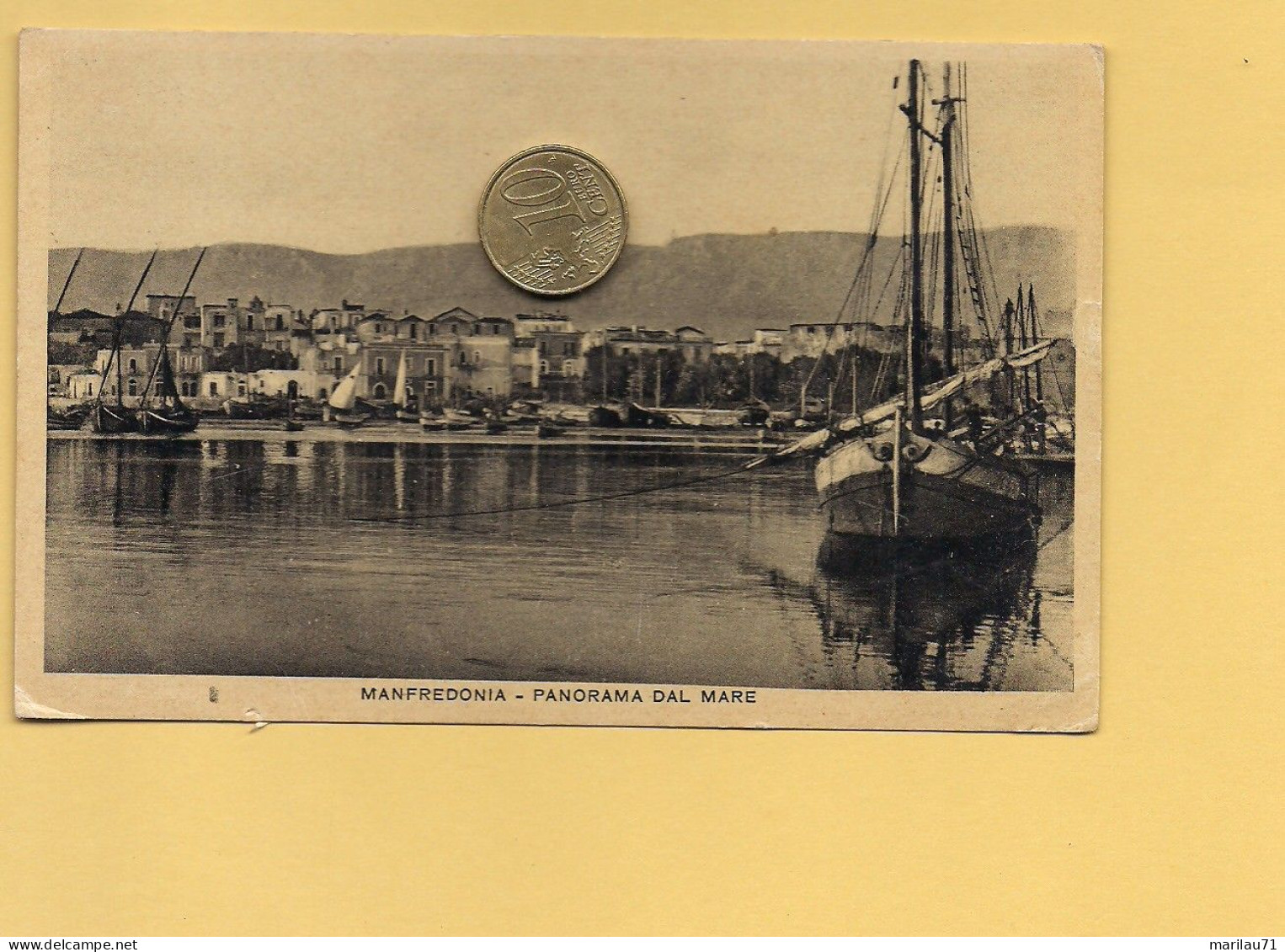 P3404 Puglia MANFREDONIA Foggia 1935 Viaggiata - Manfredonia