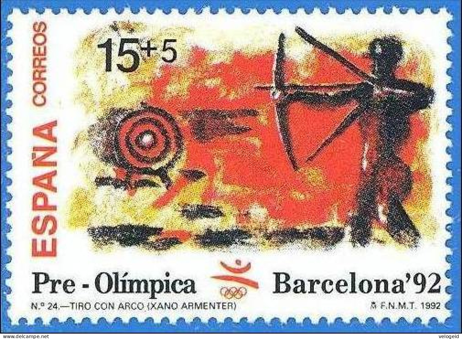 España. Spain. 1992.Tiro Con Arco. Barcelona '92 - Tiro Con L'Arco