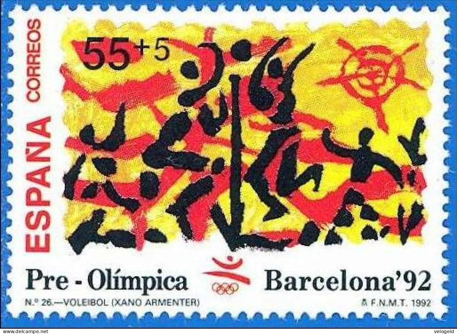 España. Spain. 1992. Voleiball. Barcelona '92 - Pallavolo