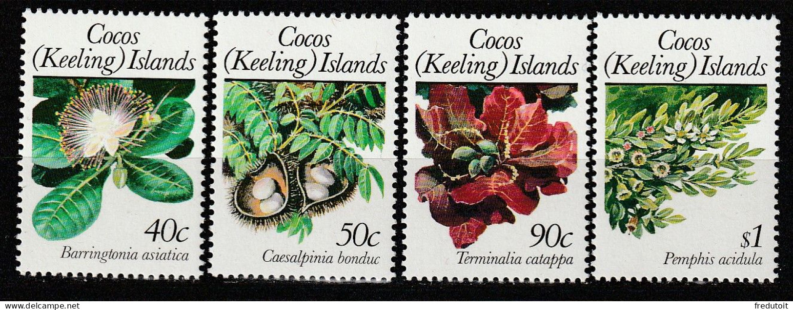 COCOS ISLAND - N°203/6 ** (1989)  Flore - Cocos (Keeling) Islands