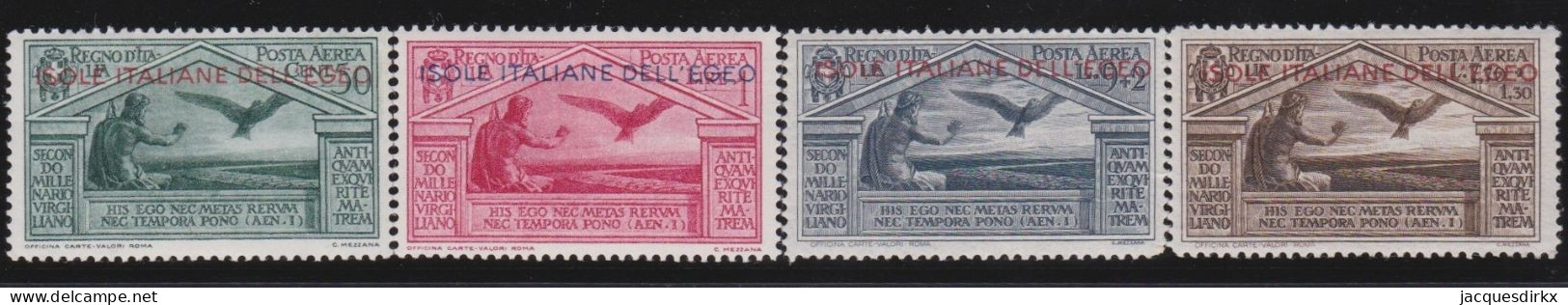 Italy_Egeo    .  Y&T   .      4 Stamps       .   **      .   MNH - Ägäis