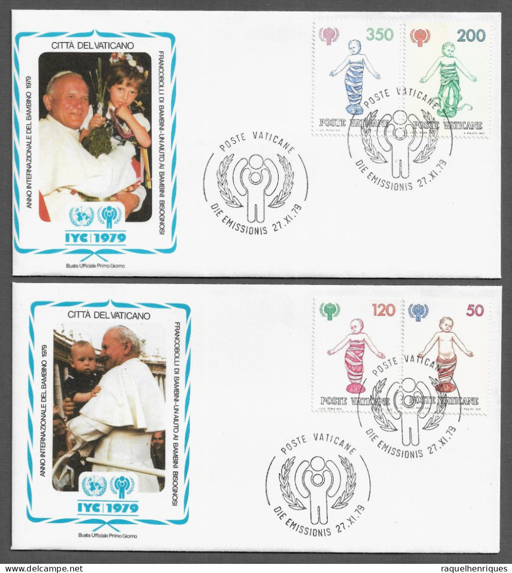 VATICAN FDC COVER - 1979 International Year Of The Child (FDC79#01) - Covers & Documents