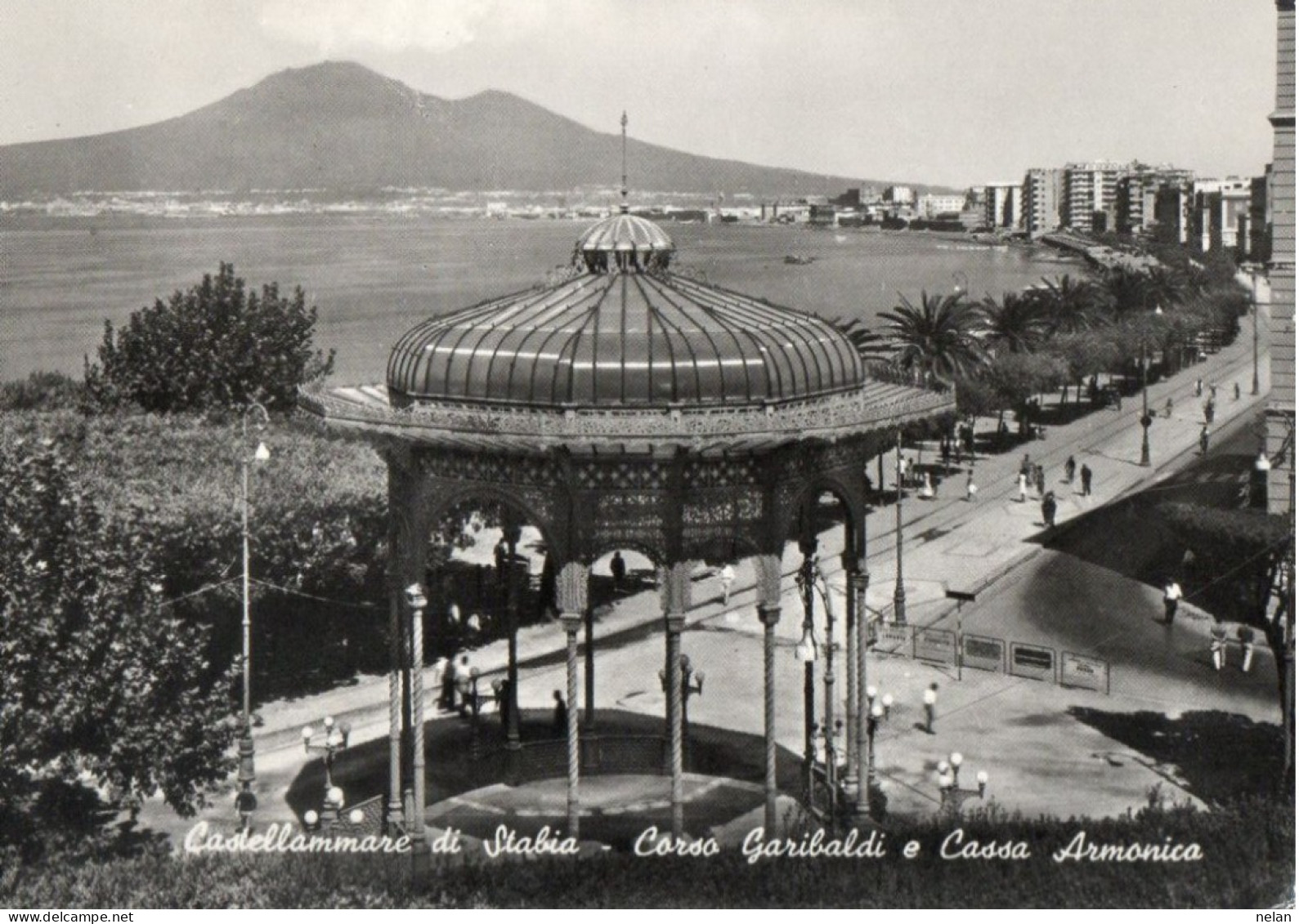 CASTELLAMMARE DI STABIA - CORSO GARIBALDI E CASSA ARMONICA -  F.G - N.V - Castellammare Di Stabia