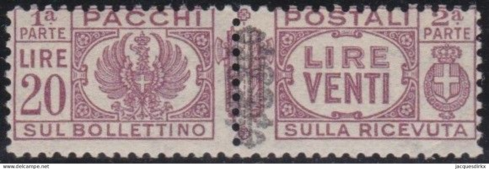 Italy   .  Y&T   .      Cp  45    .   **      .   MNH - Postpaketten