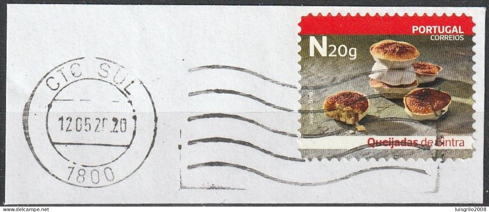 Fragment - Postmark - CT SUL 2020 -|- Mundifil, 5090 . Autocollant - Gebraucht