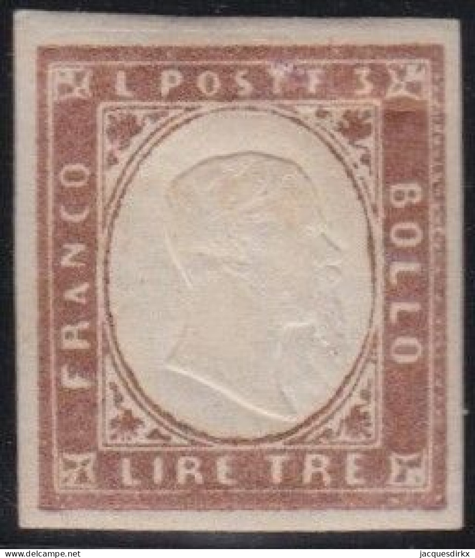 Sardinia    .  Y&T   .    15  (2 Scans)       .   *       .  Mint-hinged - Sardinien