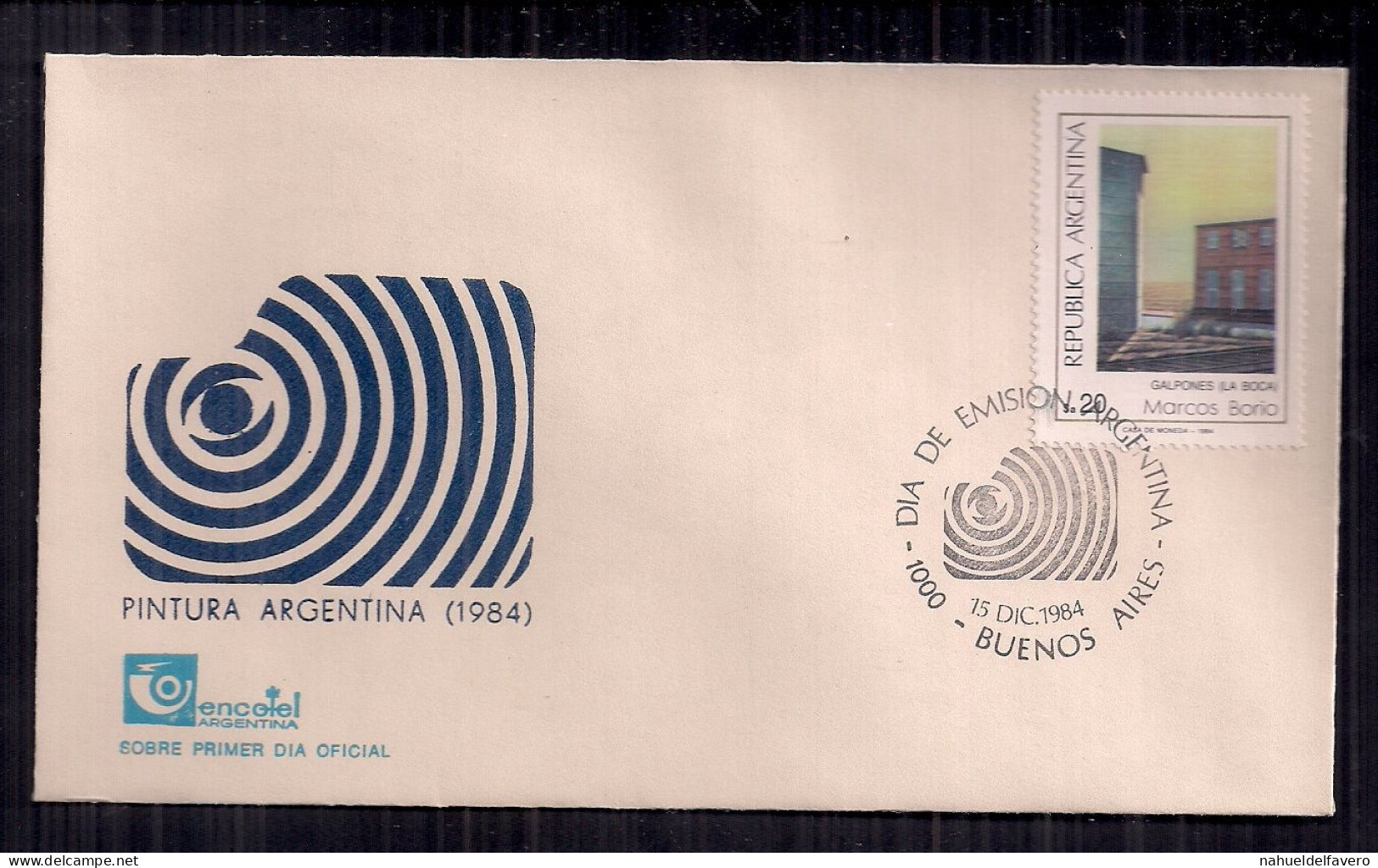 Argentine - Couverture Premier Jour D'émission - PEINTURE ARGENTINE - 1984 - Used Stamps