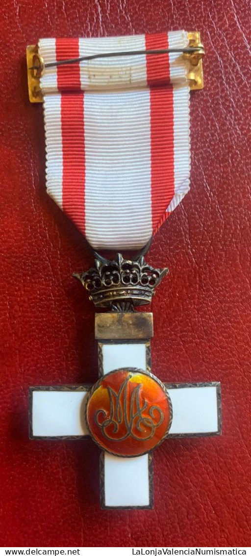 España Medalla Merito Aeronáutico Distintivo Blanco - Sonstige & Ohne Zuordnung