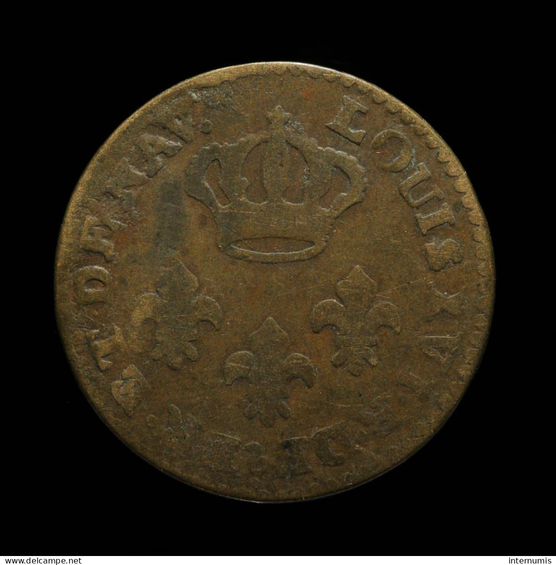 France, Cayenne (Guyane / French Guiana), 2 Sous, 1789, A - Paris, Billon, KM#1, Lec.20 - French Guiana