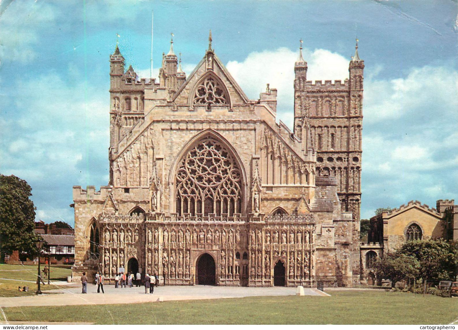 Postcard United Kingdom England Exeter Cathedral - Exeter