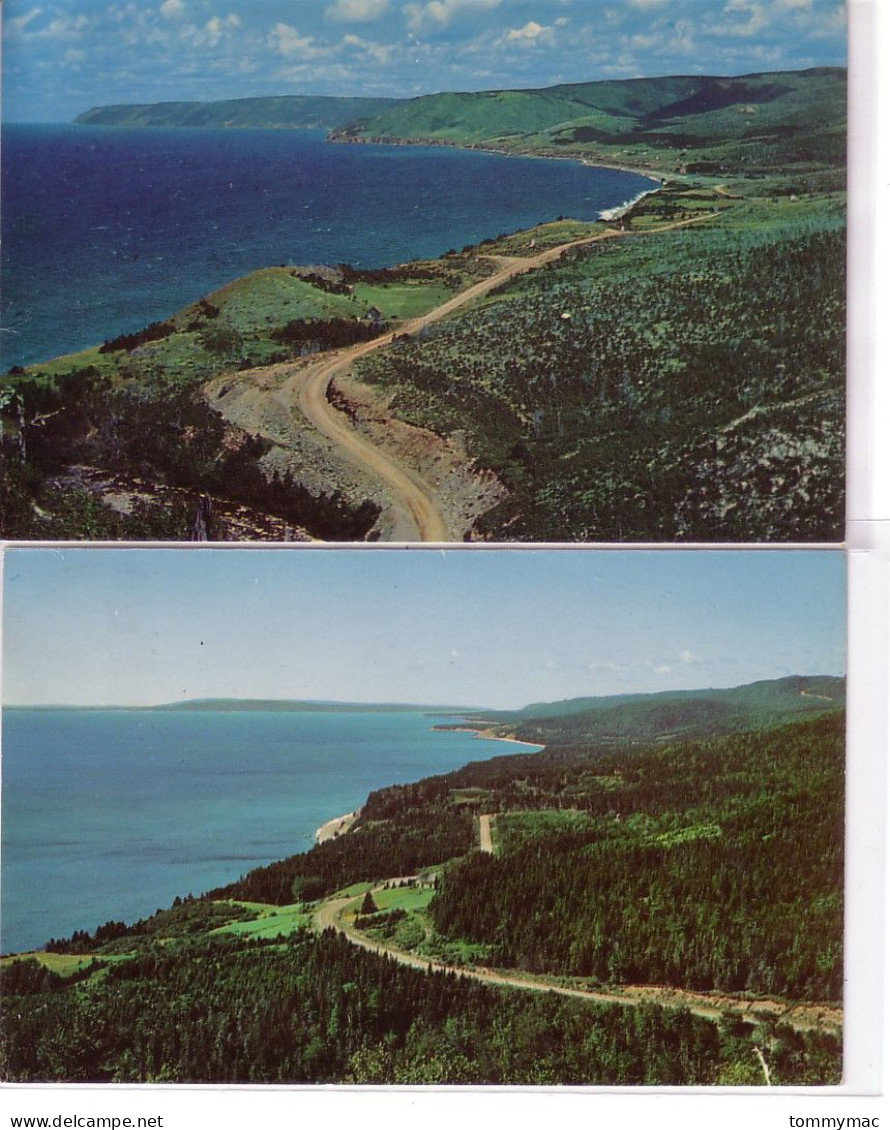 Cabot Trail, Cape Breton, Nova Scotia ! 2 Postcards ! - Halifax