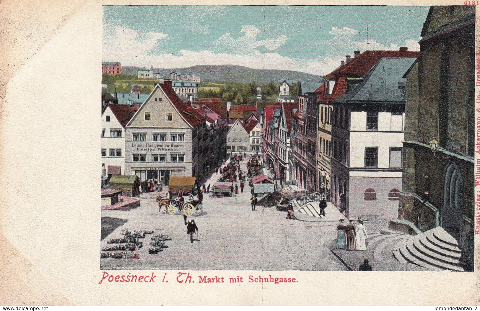 Öpitz Oepitz - Pößneck - Poessneck - Markt Mit Schubgasse - Poessneck