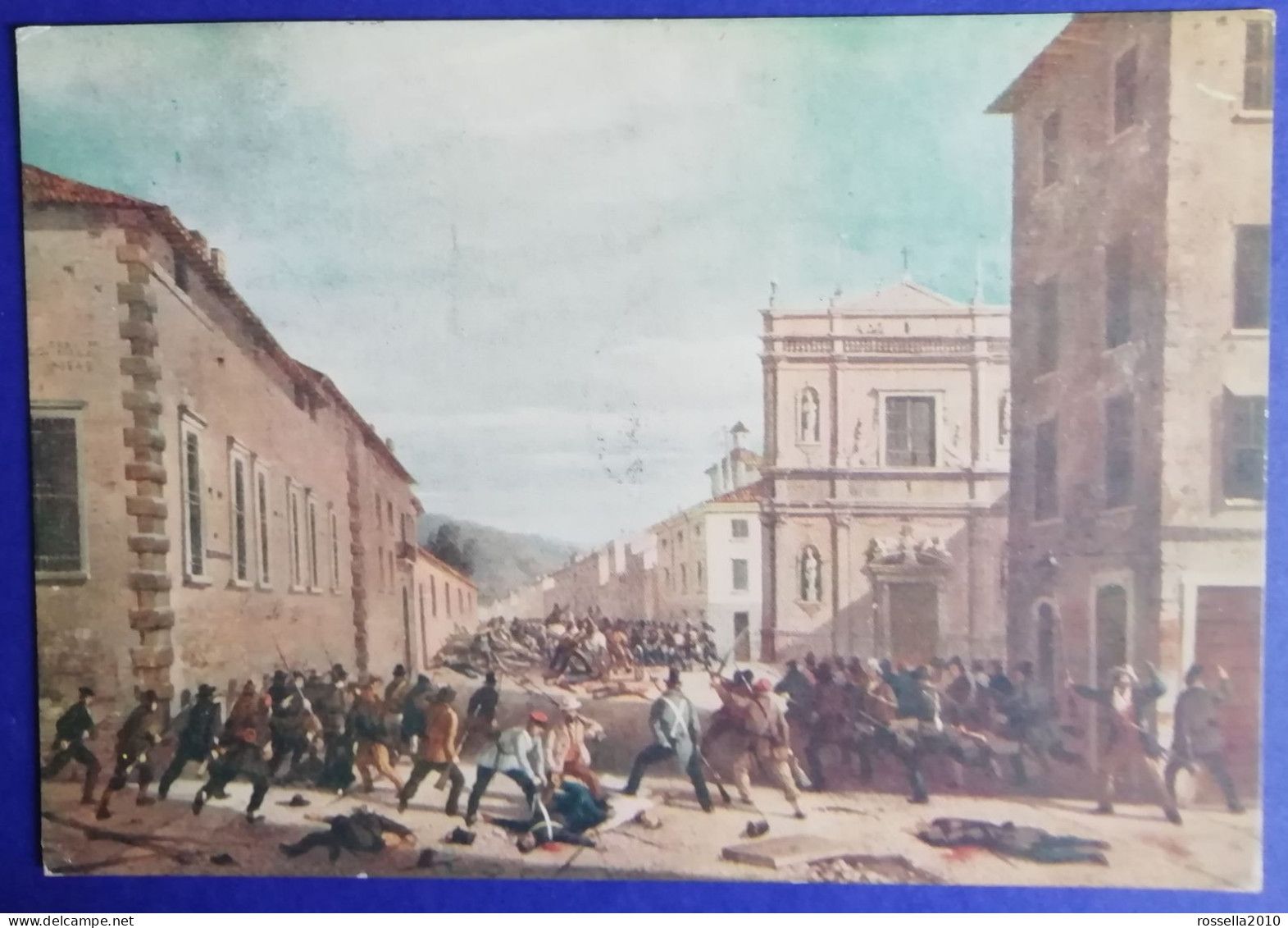 Cartolina 1958 ITALIA BRESCIA CENTENARIO X GIORNATE VG IN CORSO PARTICOLARE Italy Postcard Italien Ansichtskarten - Manifestazioni