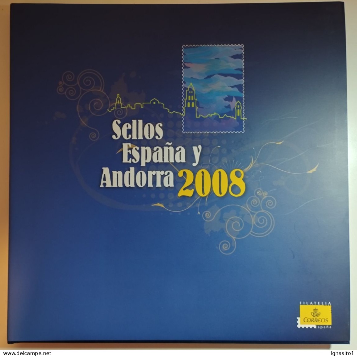 Album De Sellos De España Y Andorra De 2008 -  Editado Por Correos - Sin Sellos - Albums Pour Feuilles Complètes