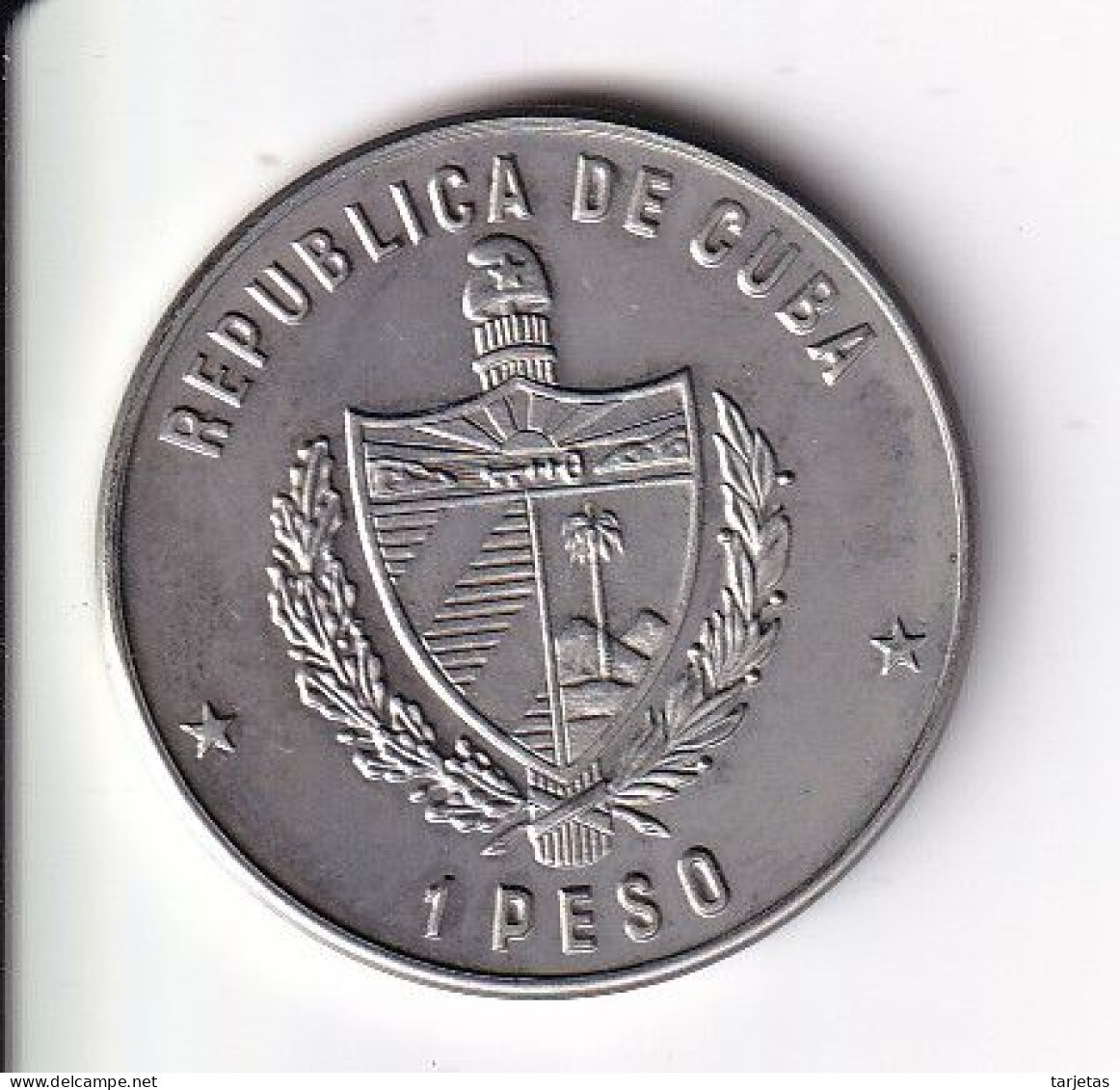 MONEDA DE CUBA DE 1 PESO DEL AÑO 1981 JUEGOS CENTROAMERICANOS - MASCOTA (COIN) (NUEVA - UNC) - Kuba