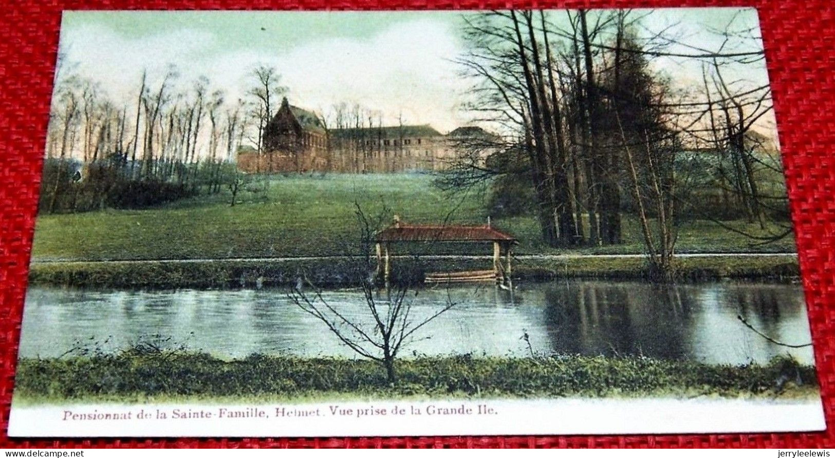 BRUXELLES - Pensionnat De Le Sainte Famille  - Helmet - Vue Prise De La Grande Île - Enseignement, Ecoles Et Universités