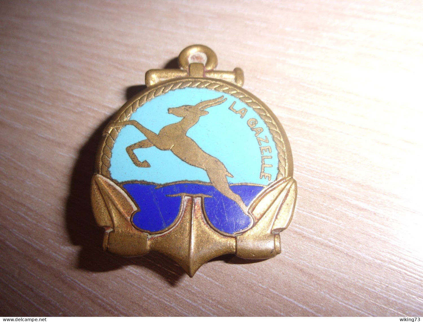 Insigne De L' Aviso Dragueur " La Gazelle "- Marine Nationale - Marine