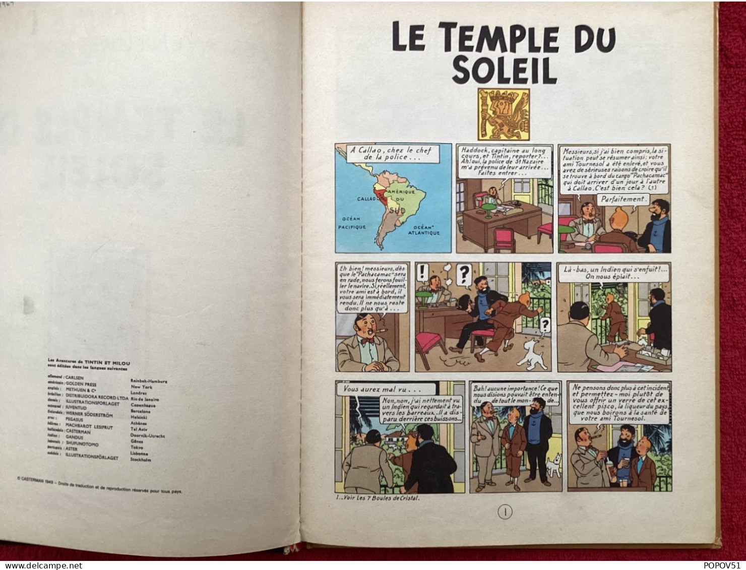 HERGÉ Dédicace Manuscrite - Livres Dédicacés