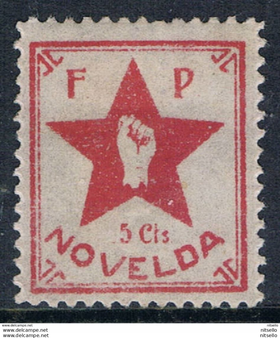 LOTE 2112 B   ///  (C100) GUERRA CIVIL   NOVELDA ( ALICANTE ) Fesofi 05 *MH Con Fijasellos - Nationalist Issues